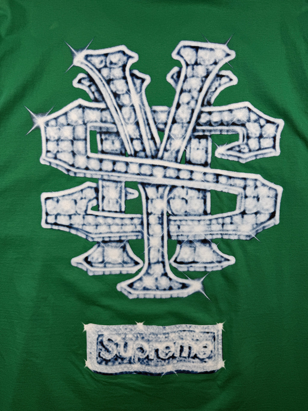 Supreme Snowman Tee Green (USED)