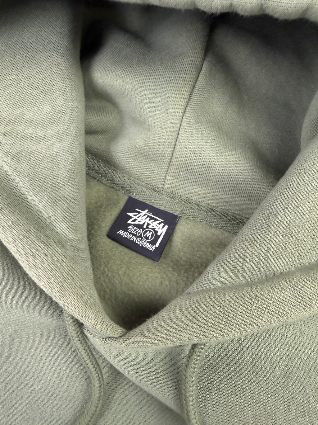 Stussy Cross Dot Hoodie Olive (USED)