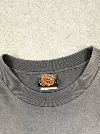 Vintage Harley Davidson Handprint Tee Black