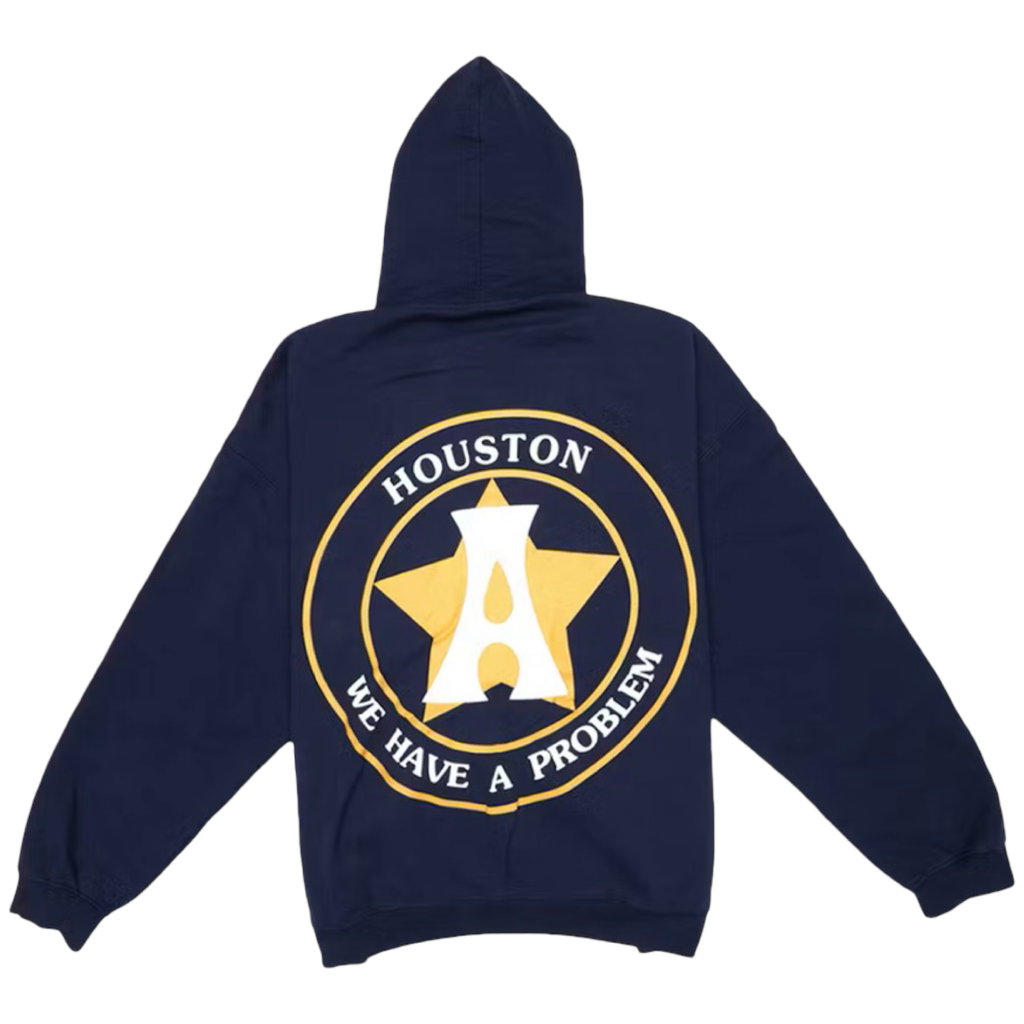 Travis Scott Astroworld Houston Hoodie Navy