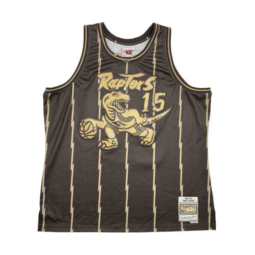 (XXL) Mitchell & Ness Toronto Raptors Vince Carter Jersey Brown | Vintage Clothing Store Canada