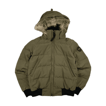 Women's Canada Goose Savona Bomber Jacket Green (USED)