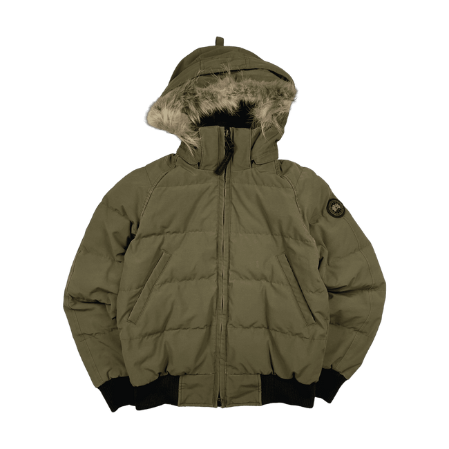 Women's Canada Goose Savona Bomber Jacket Green (USED)