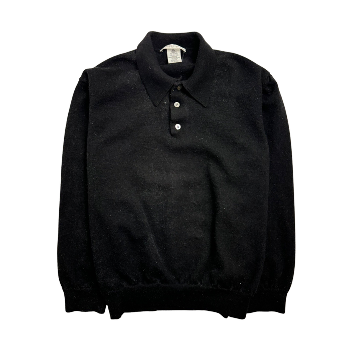 (S) Vintage Geoffrey Beene Knit Sweater Collar Button Up | Vitnage Clothing Store Canada