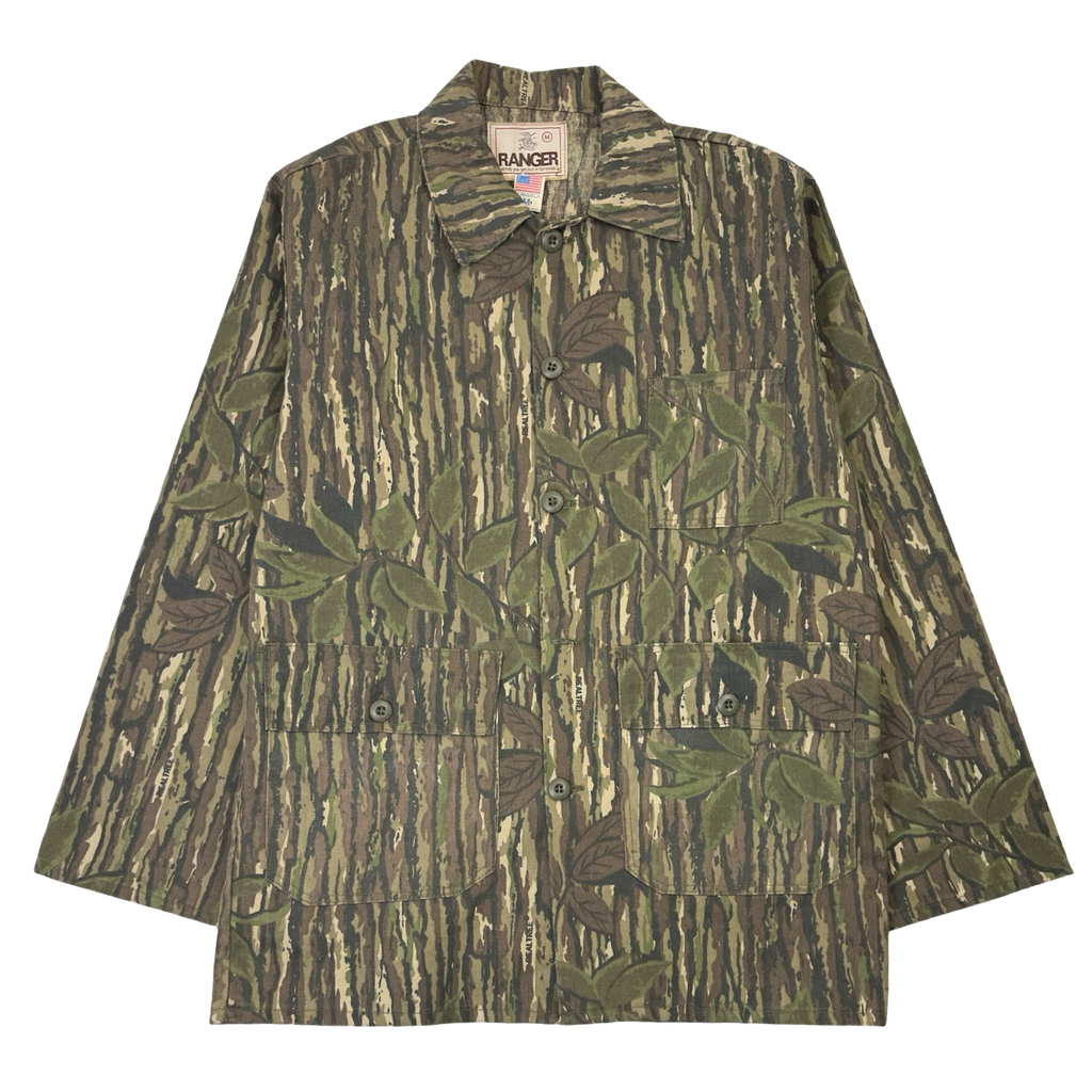 Vintage Ranger Realtree Leaf Camo Canvas Overshirt