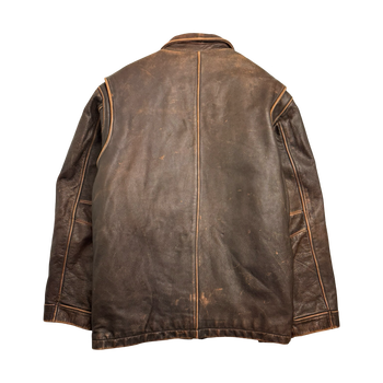 (XXL) Vintage Sonoma Leather Jacket Brown