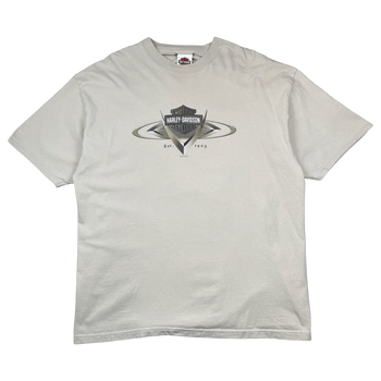 Vintage Harley Davidson Motown Tee Beige