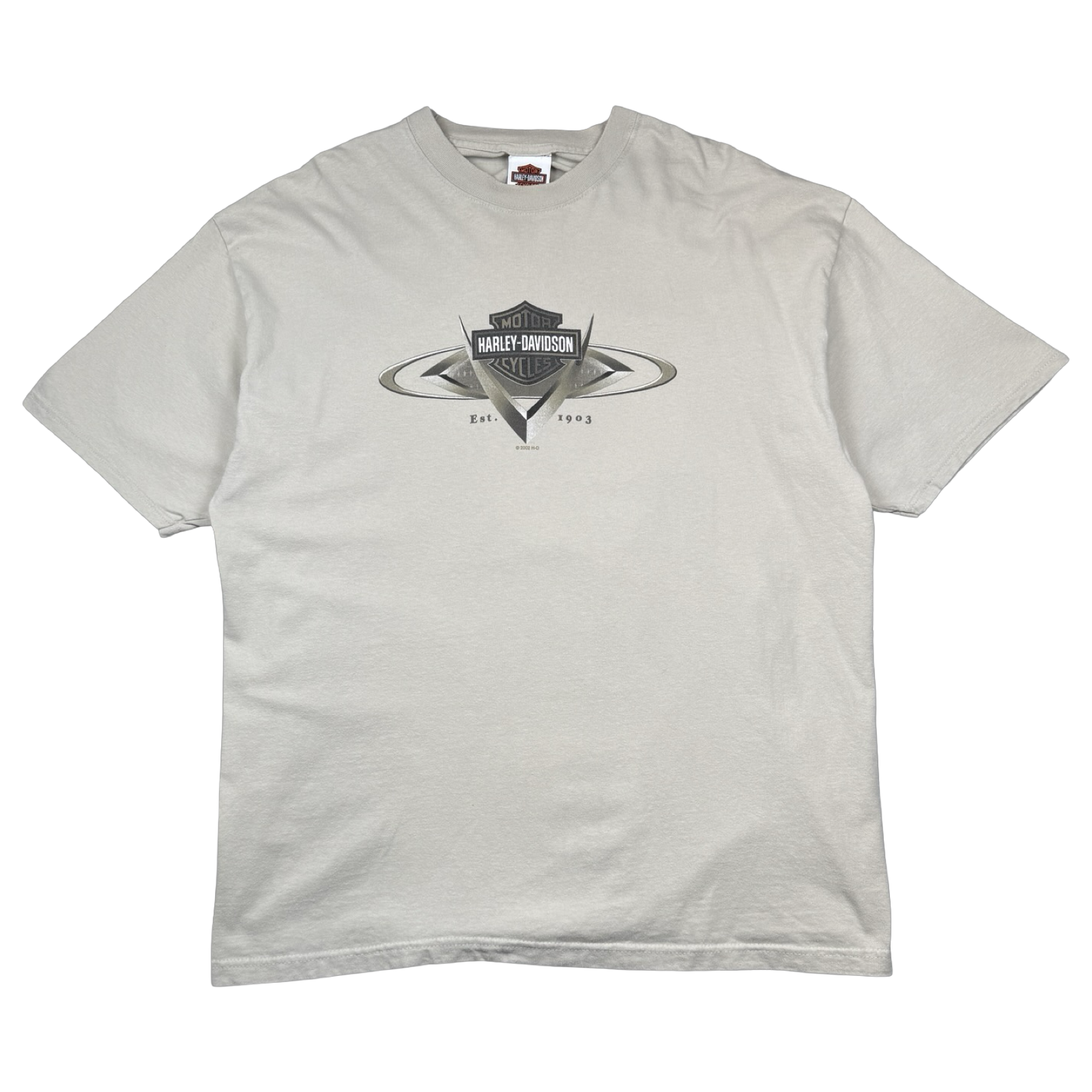 Vintage Harley Davidson Motown Tee Beige