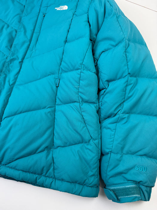 Women's The North Face 600-Fill Down Insulated Ski Jacket Teal | Vitnage Clothing Store Canada
