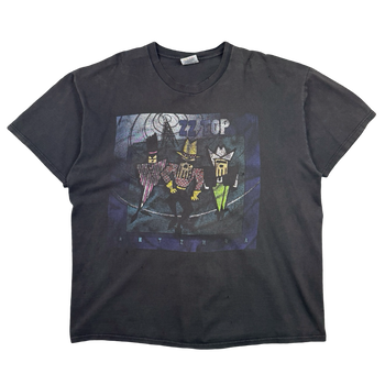 Vintage 1990's ZZ Top Antenna World Tour Tee Black