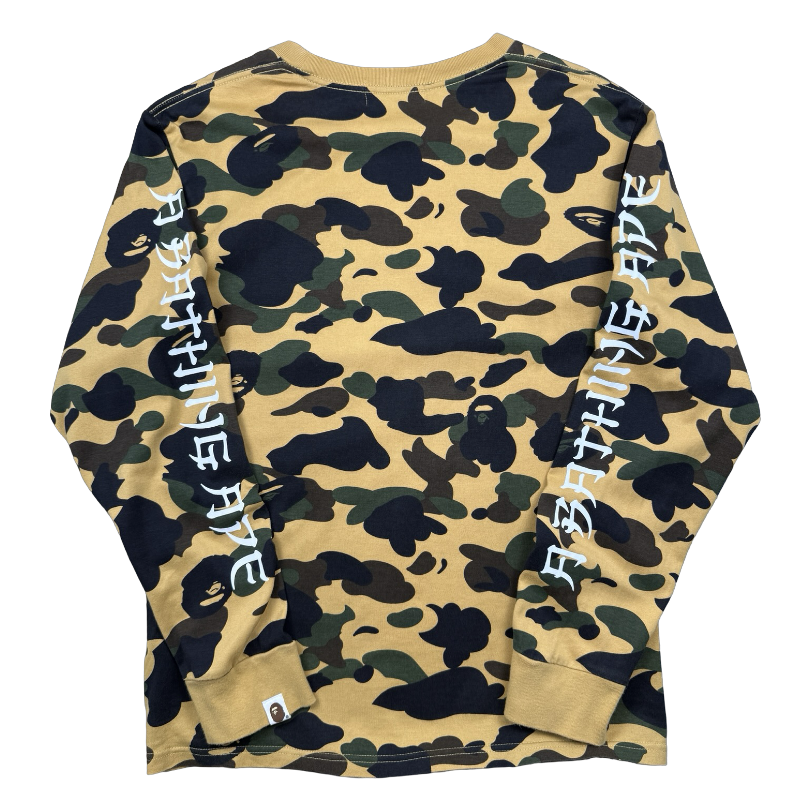 BAPE 1st Camo L/S Tee Yellow (USED)