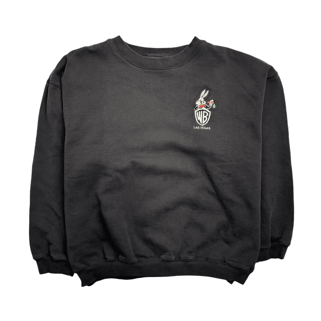(XL) Vintage Warner Bros. Las Vegas Sweatshirt Black