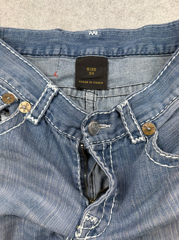 True Religion Joey Super T Denim Shorts
