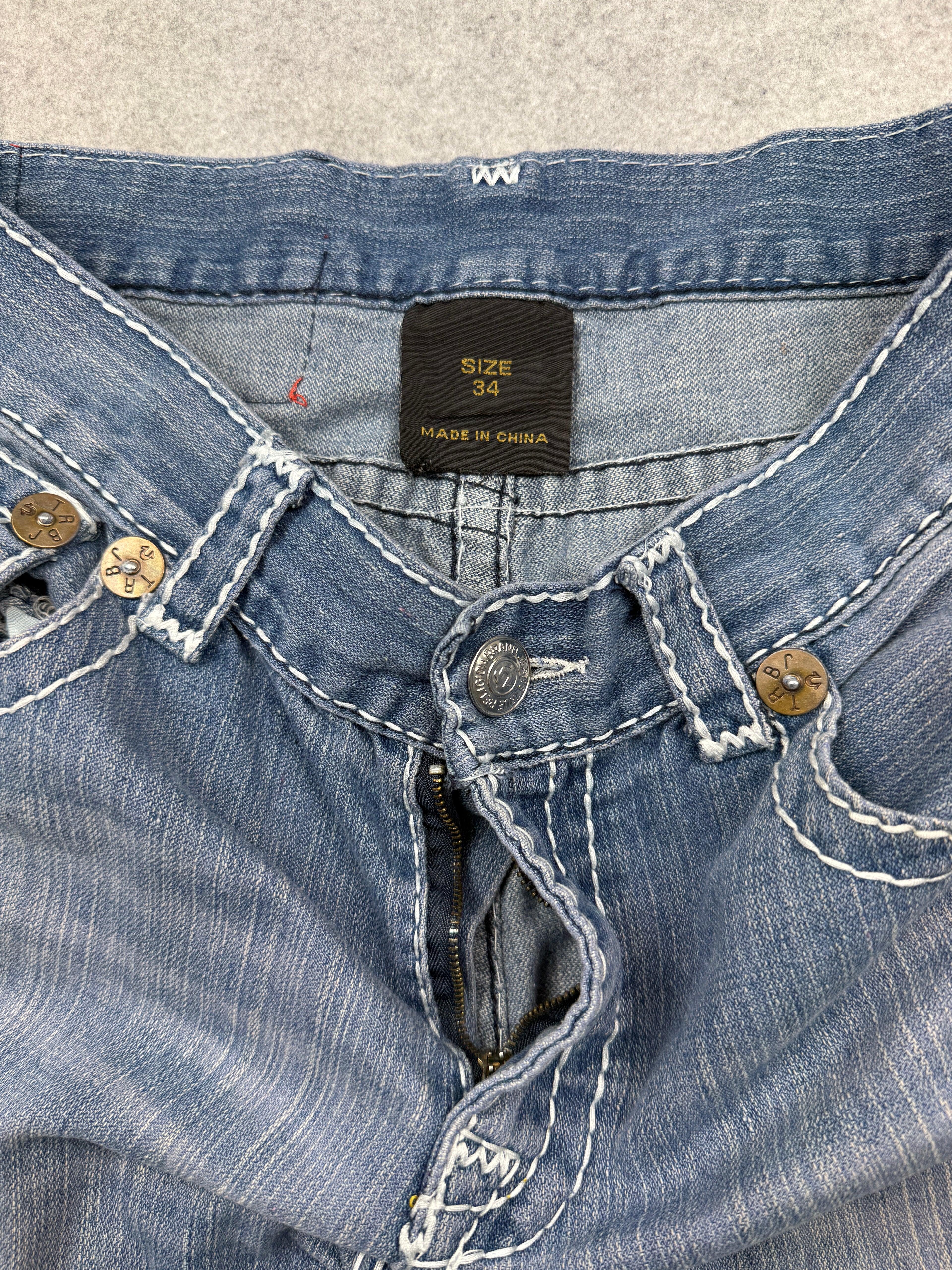 True Religion Joey Super T Denim Shorts