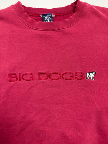 (XXL) Vintage Big Dogs Sweatshirt Red