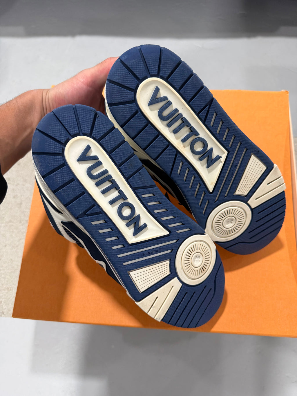 Louis Vuitton Skate Trainer Marine (USED)