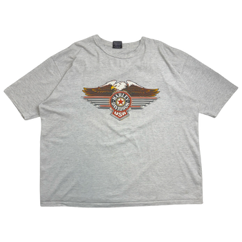 Vintage 1999 Harley Davidson Alaska Northern Outpost Tee Grey