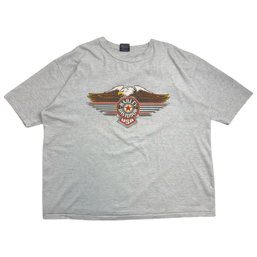 Vintage 1999 Harley Davidson Alaska Northern Outpost Tee Grey | Vintage Clothing Store Canada
