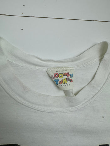 (L) Vintage '96 Looney Tunes Tweety Bird Tee White