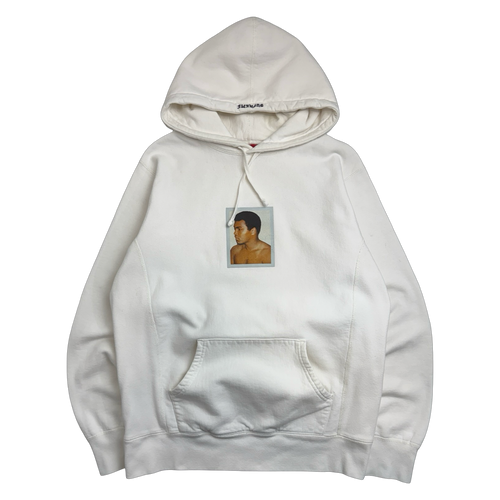 Supreme AliWarhol Hoodie White (USED) | Vintage Clothing Store Canada