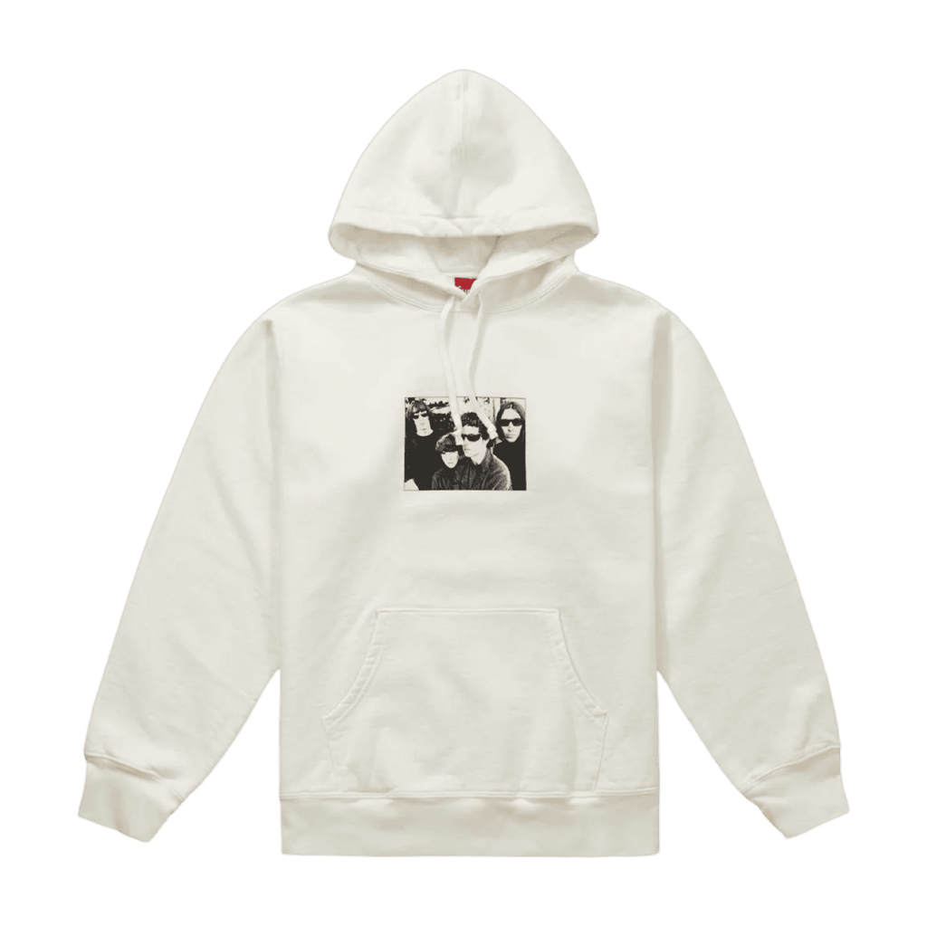 Supreme The Velvet Underground Hoodie Off White