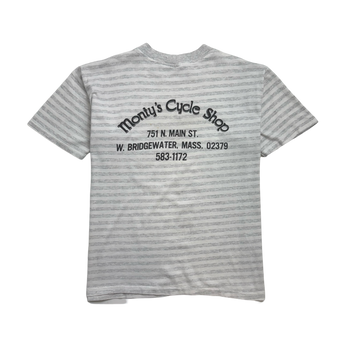 Vintage '91 Harley Davidson Stripe Tee White