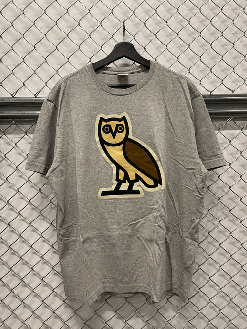 OVO Bubble Owl Tee Heather Grey (USED) | Vintage Clothing Store Canada