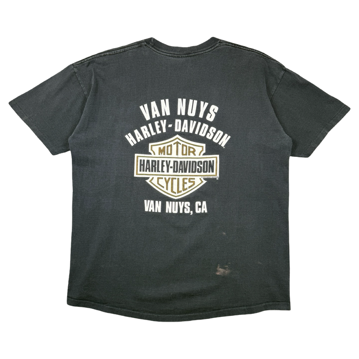 Vintage Harley Davidson Stained Glass Tee Black | Vitnage Clothing Store Canada
