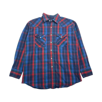 (L) Vintage Prentiss Brothers Flannel Button Up