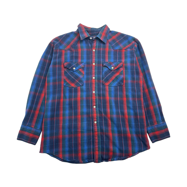 (L) Vintage Prentiss Brothers Flannel Button Up