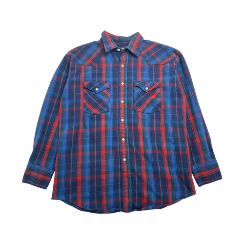 (L) Vintage Prentiss Brothers Flannel Button Up | Vintage Clothing Store Canada