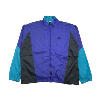 (XL) Vintage 80s Nike Zip-Up Windbreaker Jacket