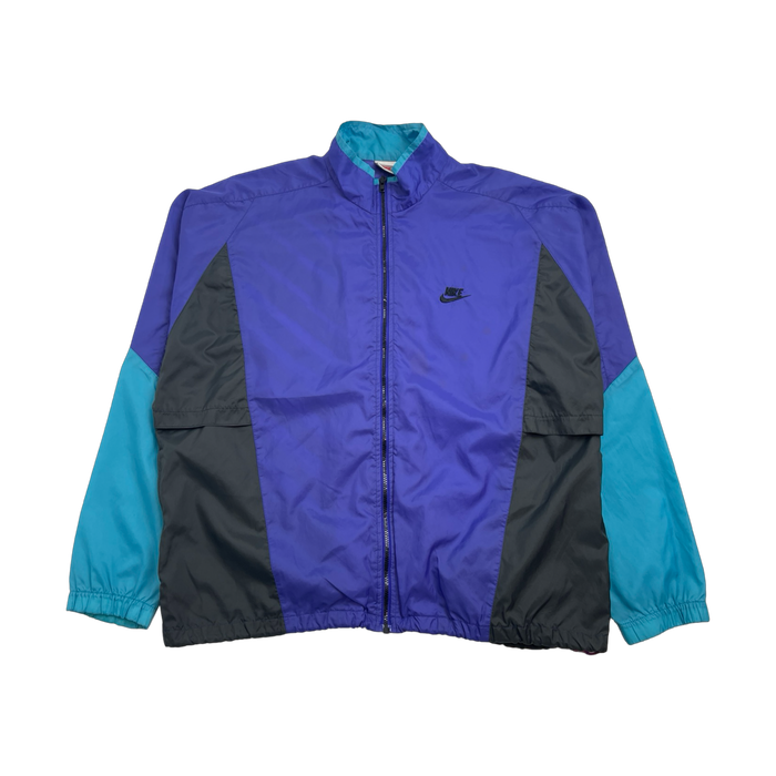 (XL) Vintage 80s Nike Zip-Up Windbreaker Jacket | Vitnage Clothing Store Canada