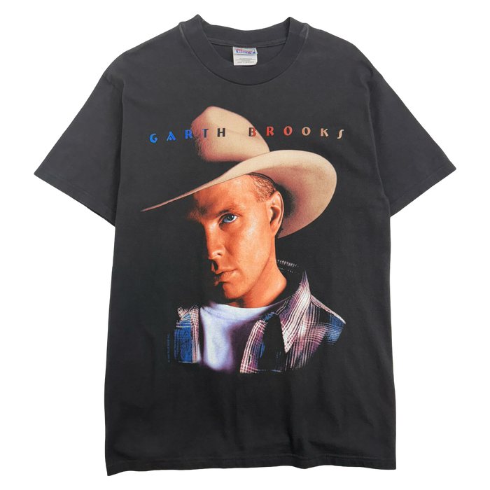Vintage 90's Garth Brooks Tour Tee Black | Vitnage Clothing Store Canada