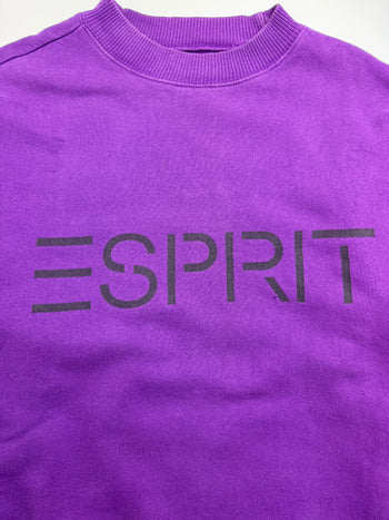 (L) Vintage Esprit Spellout Sweatshirt Purple