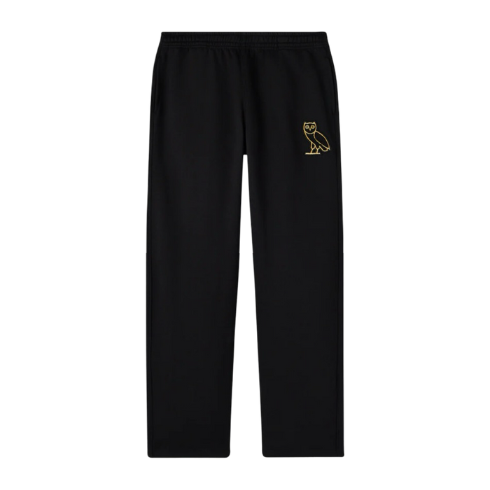OVO Signature Open Hem Sweatpant Black | Vitnage Clothing Store Canada