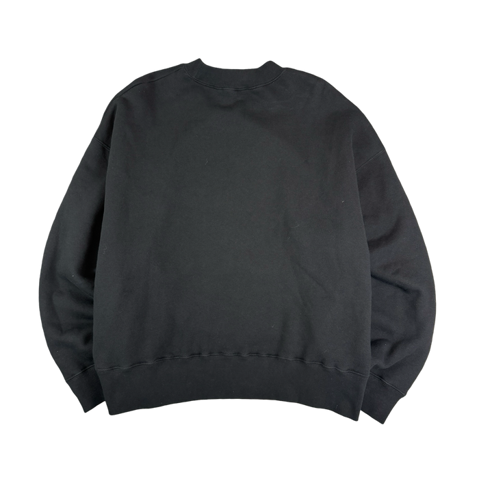 Palm Angels Logo Print Sweatshirt Black (USED) | Vitnage Clothing Store Canada