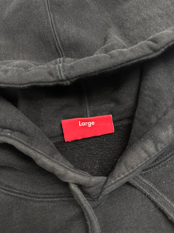 Supreme Piping Hoodie Black (USED)