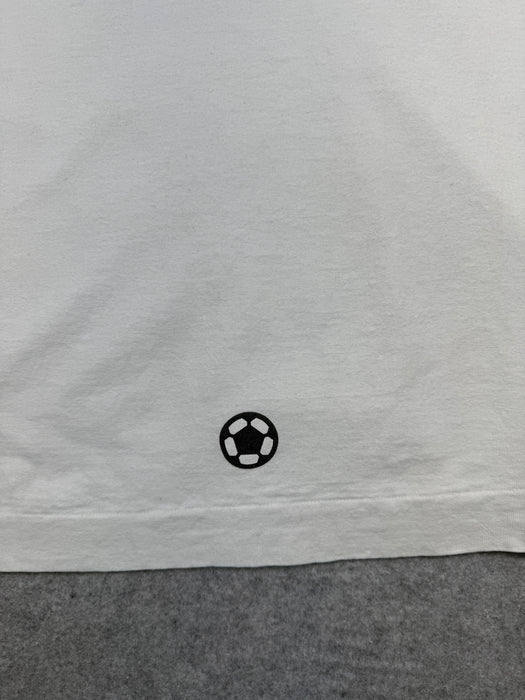 Vintage BAPE x Hidetoshi Nakata Tee White (USED) | Vitnage Clothing Store Canada