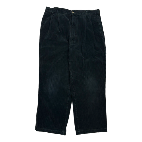 Vintage Pierre Balmain Corduroy Pants Black | Vintage Clothing Store Canada