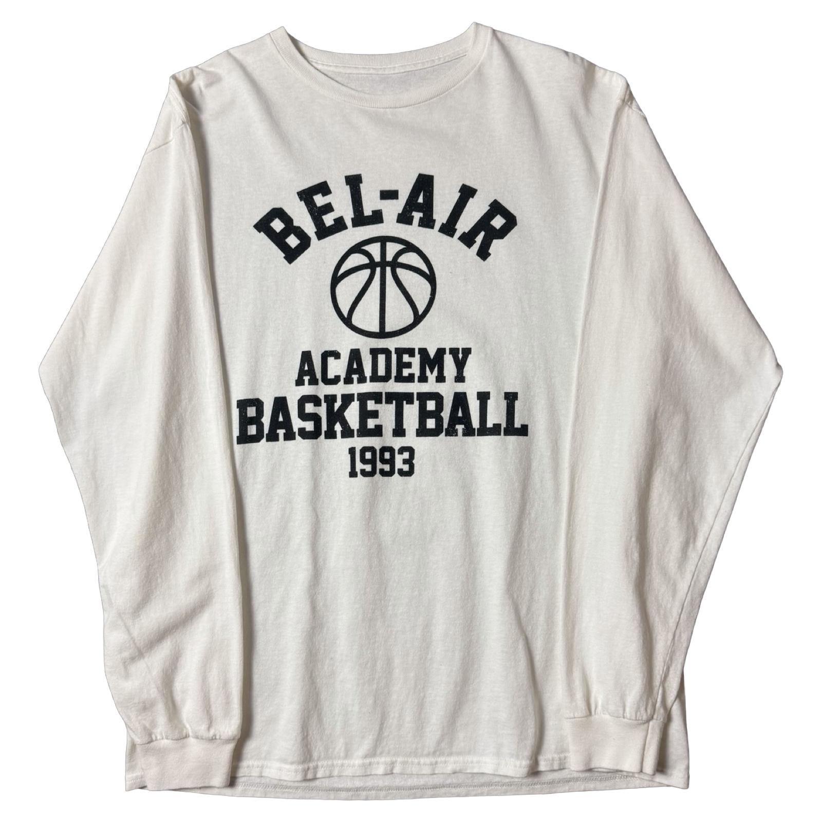 Vintage Bel-Air Basketball L/S Tee White