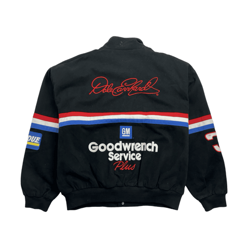 (L) Vintage Dale Goodwrench Nascar Racing Jacket Black | Vintage Clothing Store Canada