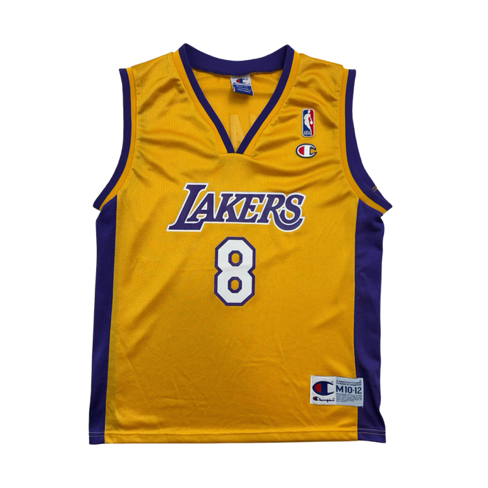 (XXS) Vintage Champion LA Lakers Kobe Bryant Jersey Yellow | Vitnage Clothing Store Canada