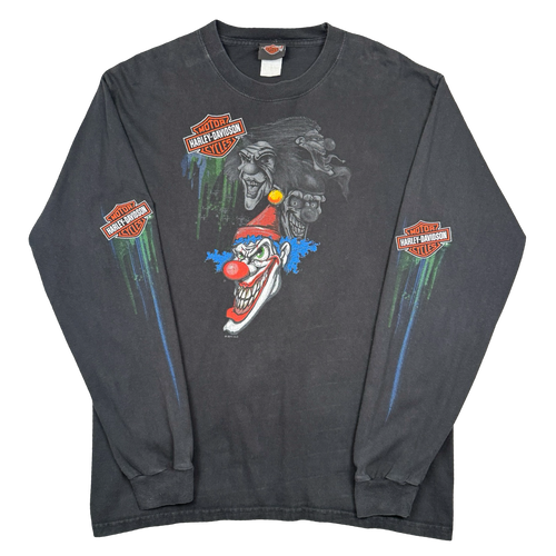 Vintage Harley Davidson Clowns L/S Tee Black | Vintage Clothing Store Canada