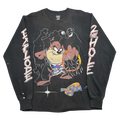 Vintage 90's Space Jam Taz L/S Tee Black