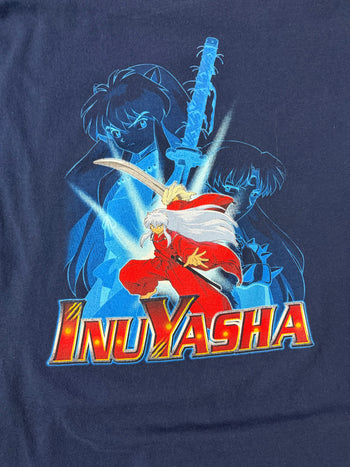 Vintage 00s Inuyasha Anime Tee Navy
