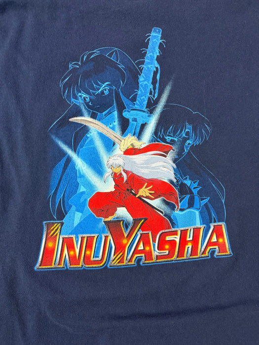 Vintage 00s Inuyasha Anime Tee Navy | Vitnage Clothing Store Canada