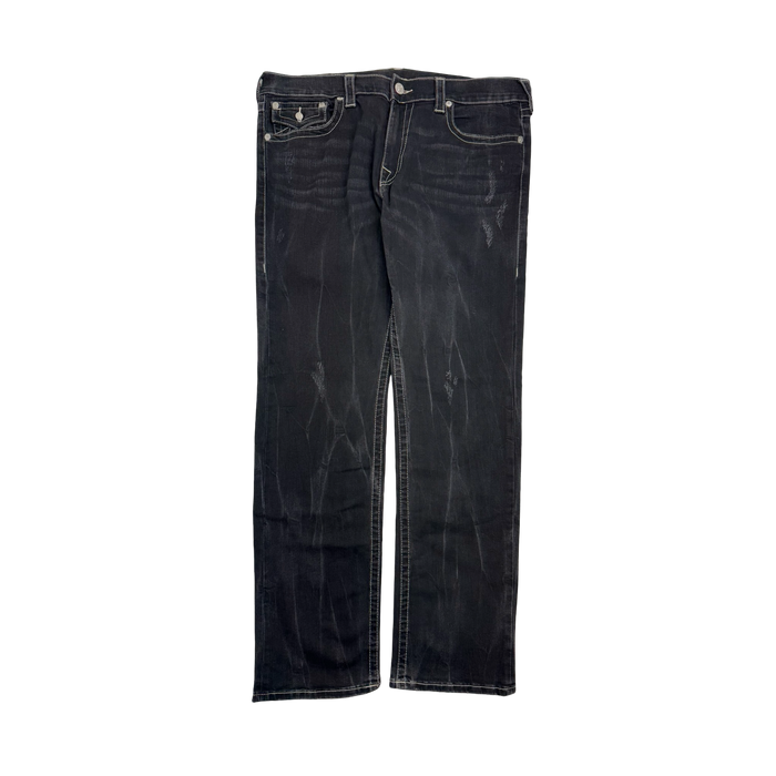 Vintage Y2k True Religion Slim Style Denim Pants Black | Vitnage Clothing Store Canada