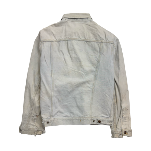 (S) Vintage GWG Denim Jacket White | Vintage Clothing Store Canada