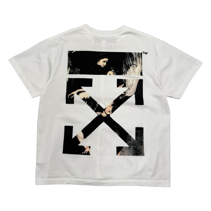 Off-White Caravaggio Arrow Tee White (USED) | Vitnage Clothing Store Canada